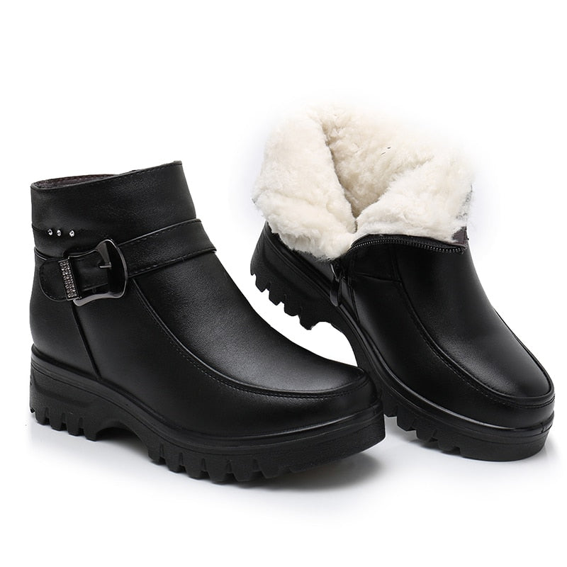 Botte en Cuir Celine