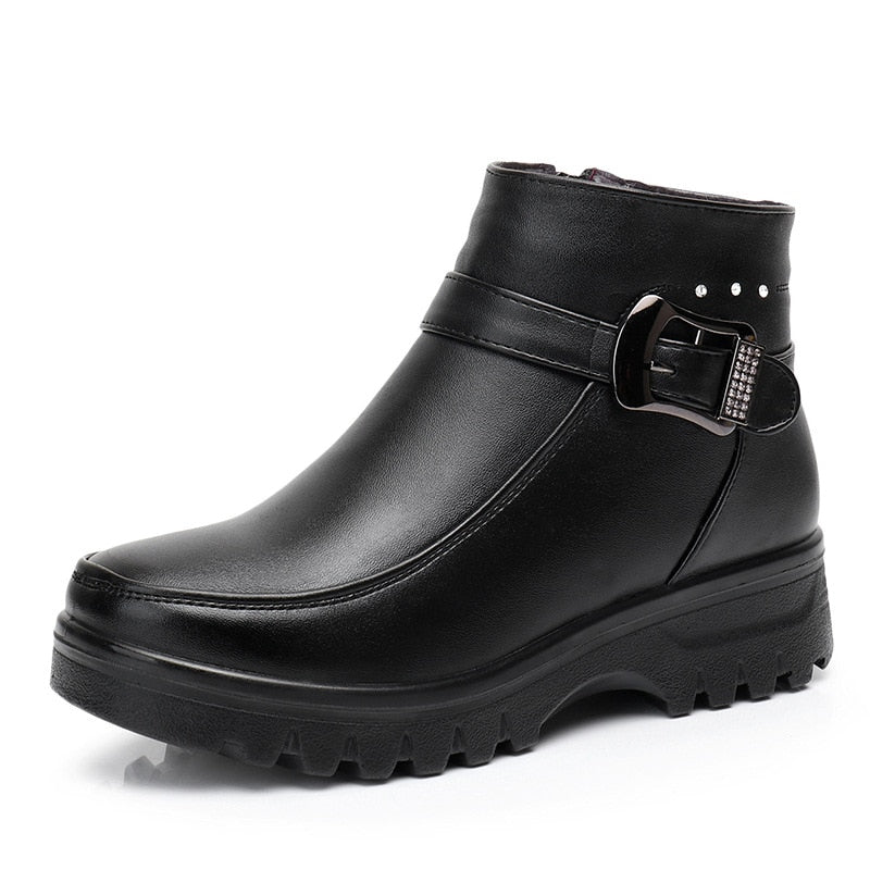 Botte en Cuir Celine