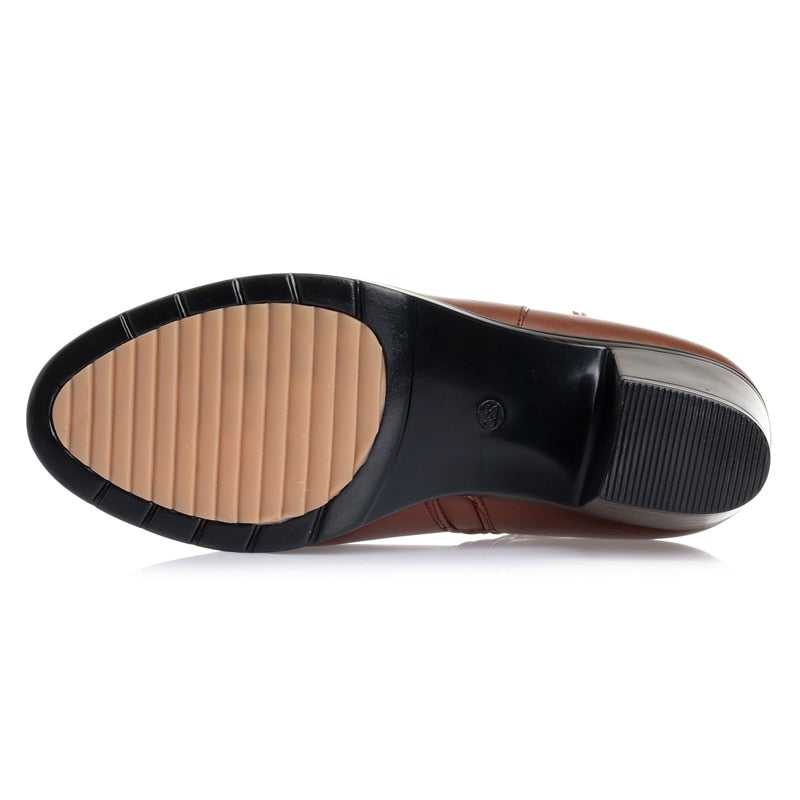 Laurem - Botte en cuir véritable super confortable