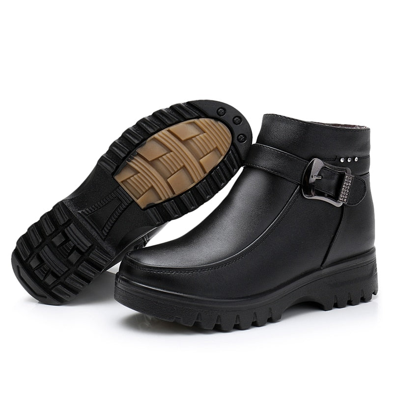 Botte en Cuir Celine