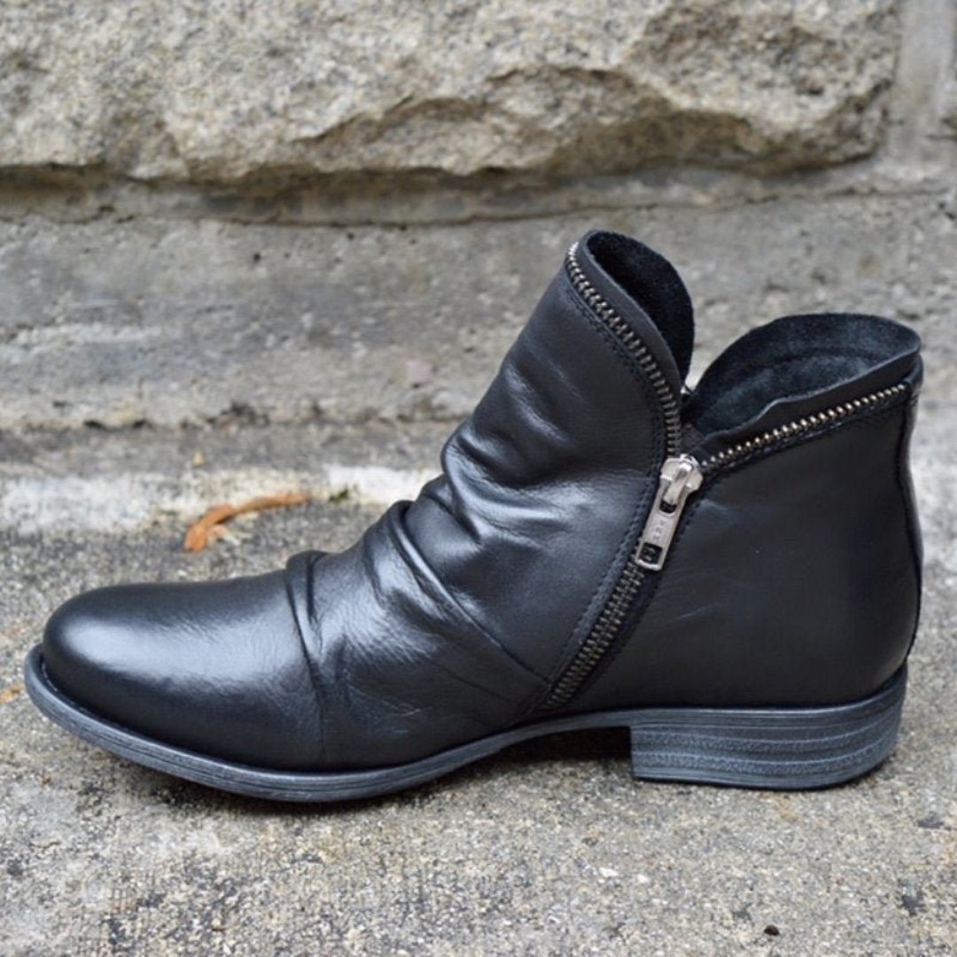 Helia Mariette™ – La Botte Super Confortable de l’Automne 🍂