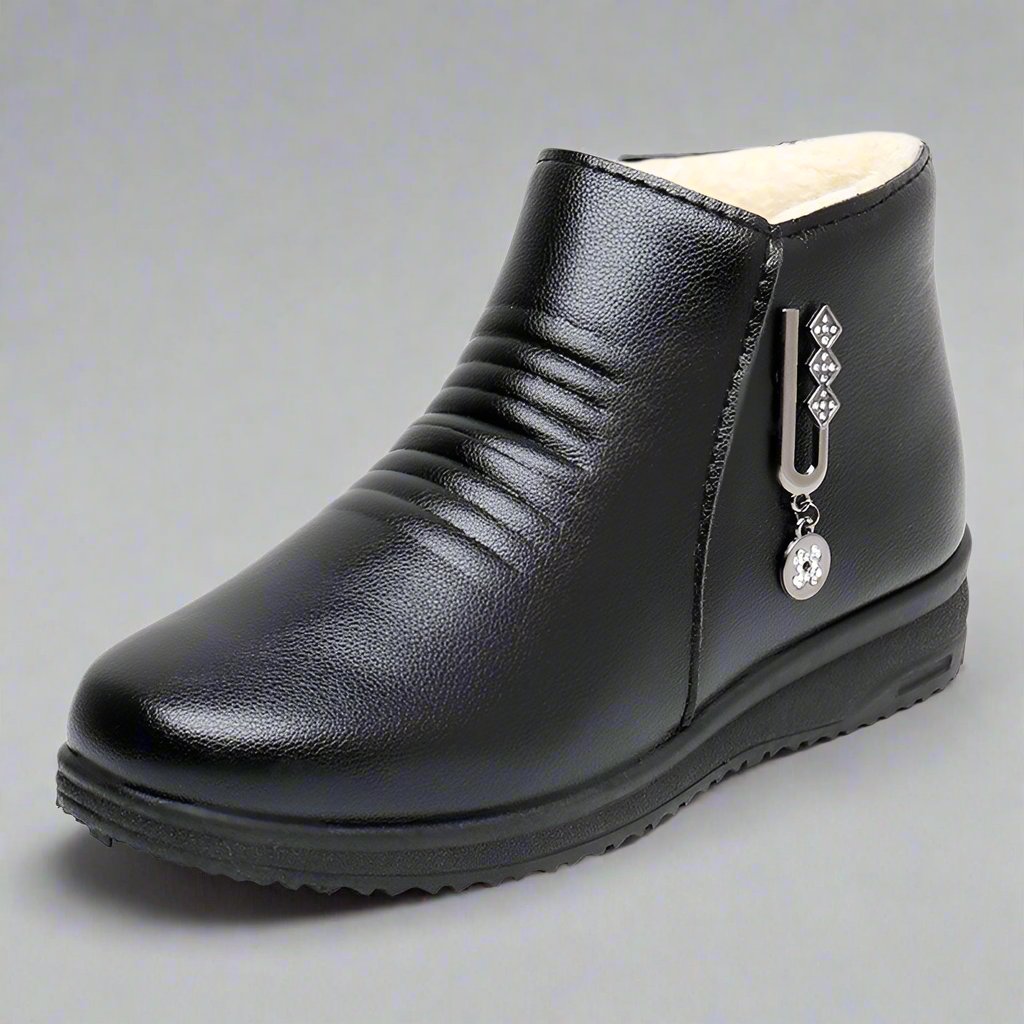 Jolie botte d'automne et d'hiver - imperméable et veloutée