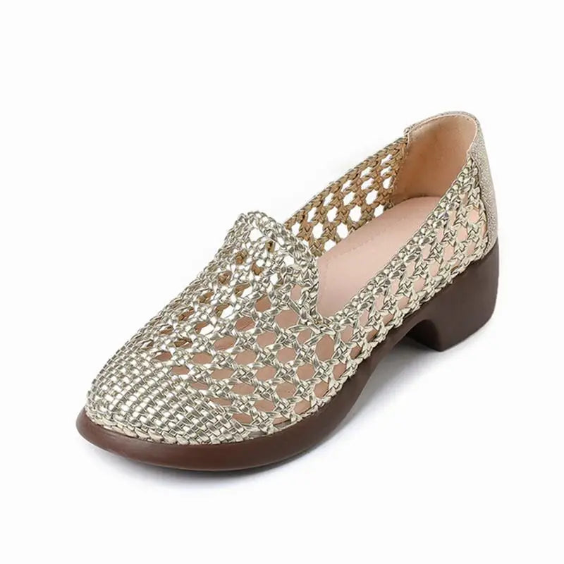 Mocassin RAFEZZI Cléopâtre - Confortable et élégant (Cuir Véritable)