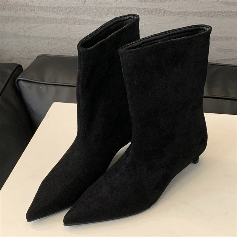 👢 Bottines Femme Klaim™ – Élégance Vintage & Raffinement Urbain