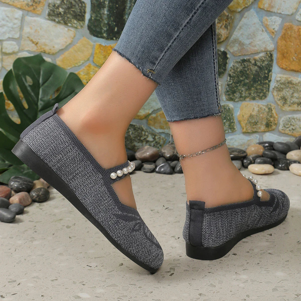 Pearlitta Marie - Chaussure Semi-Orthopédique en Maille Respirante Ultra-légère