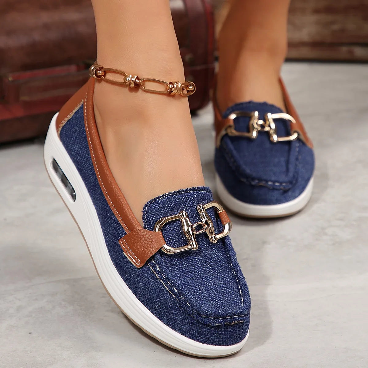 Cristina Marie - Mocassin décontracté pour femme, super confortable