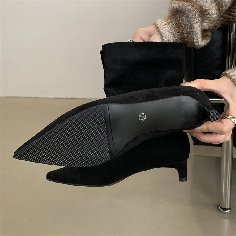 👢 Bottines Femme Klaim™ – Élégance Vintage & Raffinement Urbain