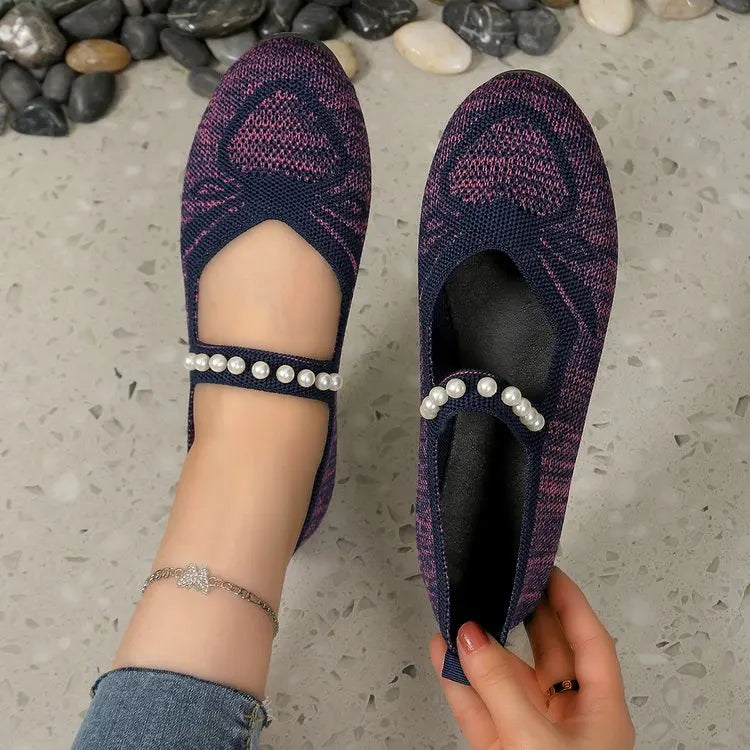 Pearlitta Marie - Chaussure Semi-Orthopédique en Maille Respirante Ultra-légère