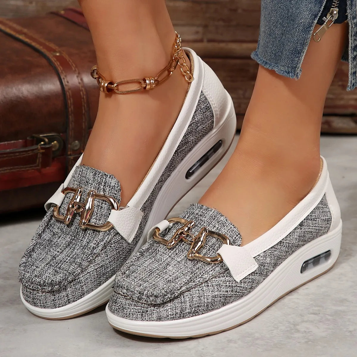 Cristina Marie - Mocassin décontracté pour femme, super confortable