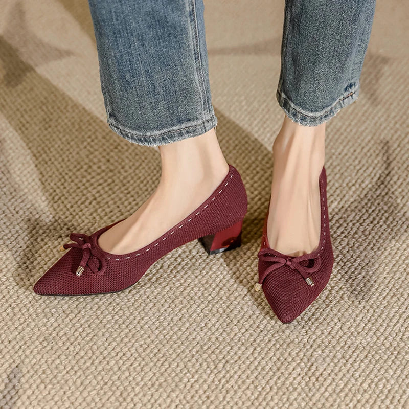 Miss Isadora Lianna Pump – Escarpin à Talon Bloc Élégant et Confortabl