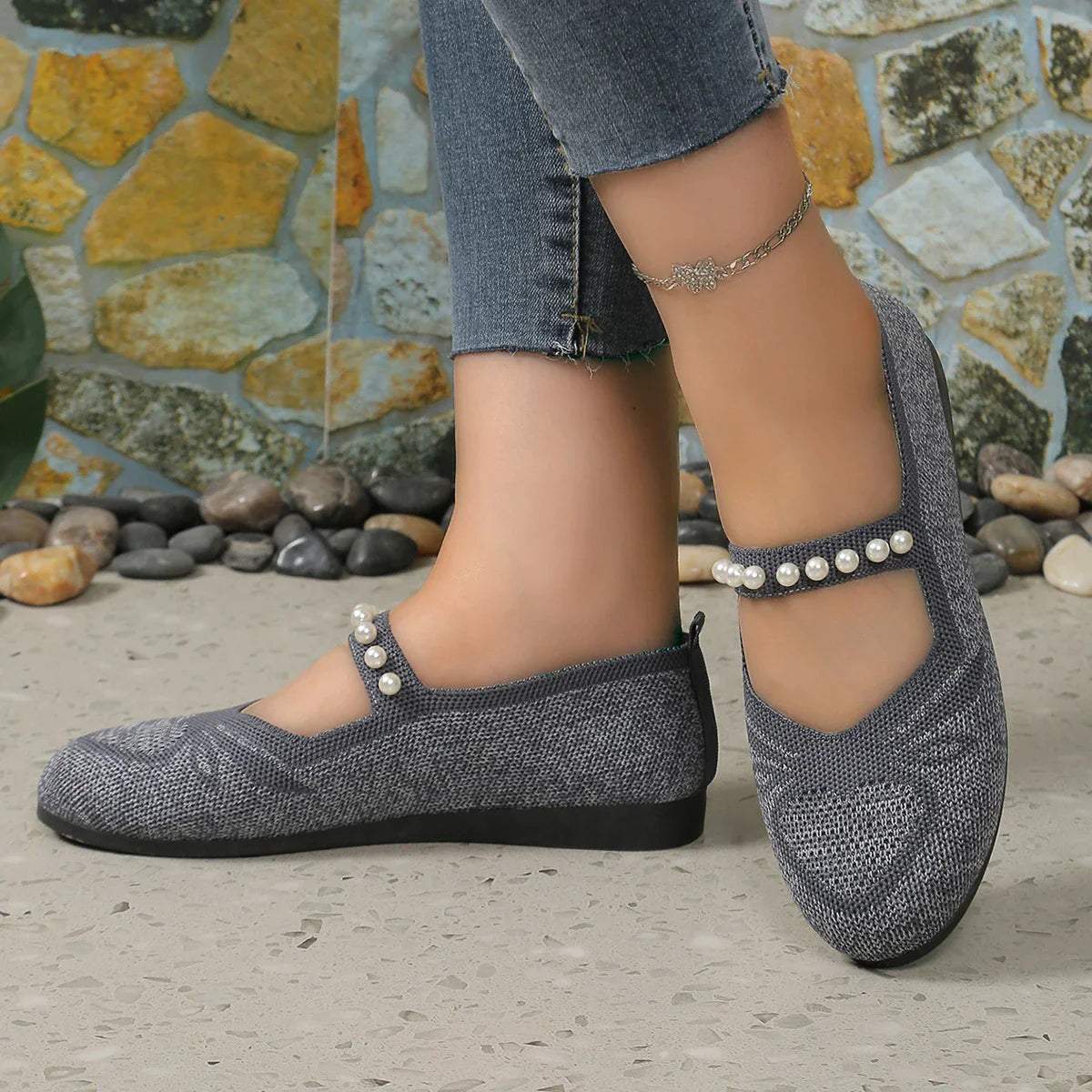 Pearlitta Marie - Chaussure Semi-Orthopédique en Maille Respirante Ultra-légère