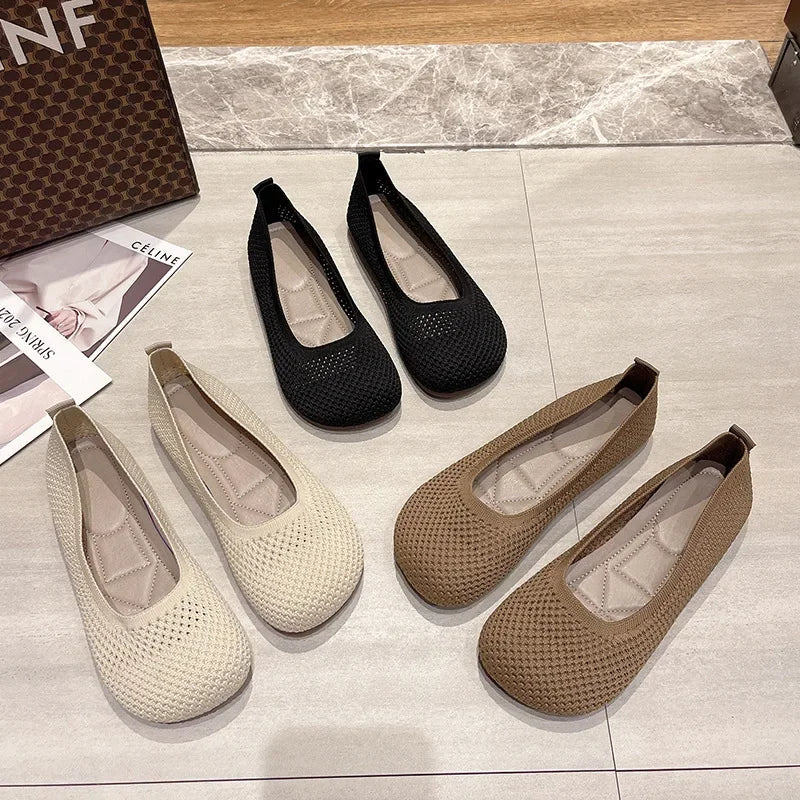 Nuage Doux ☁️ Chic – Ballerine Ultra-Confortable et Ergonomique