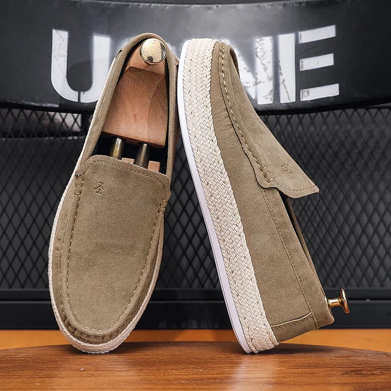 Lusitanna II Classic – Mocassin Homme en Suédine