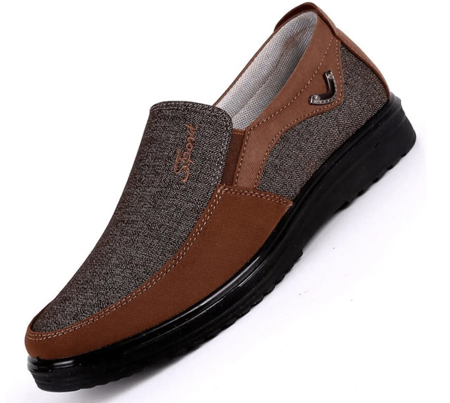 Chaussure Mocassin Sport™ Titanium Semi-Orthopédique pour Homme