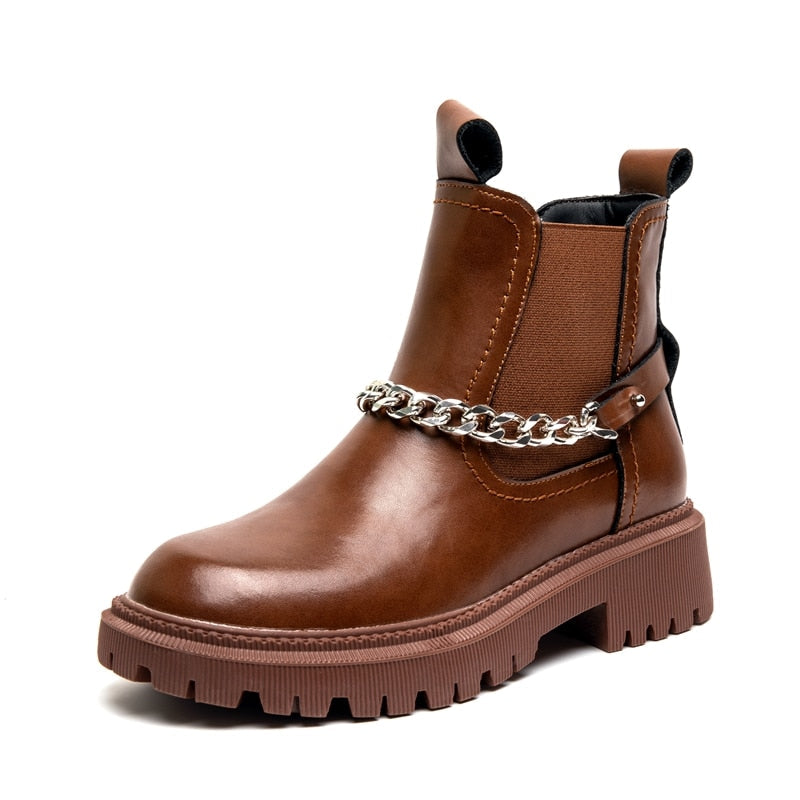 Krakow – Botte Décontractée (Cuir Véritable)
