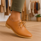Lusitanna™ Grace Derby – Chaussure pour femme en cuir véritable ultra confortable