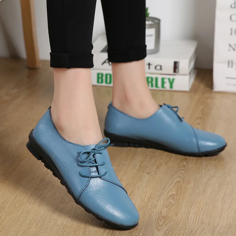 Olga Marie – Sneakers Casual Élégants en Cuir Vegan 👟🌿