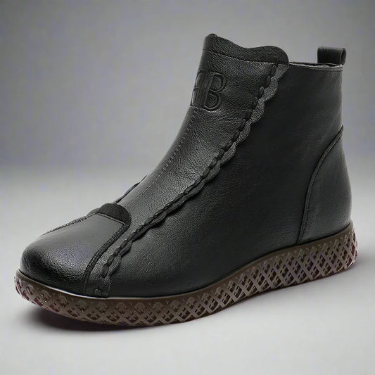 Quanna - Botte en Cuir Véritable
