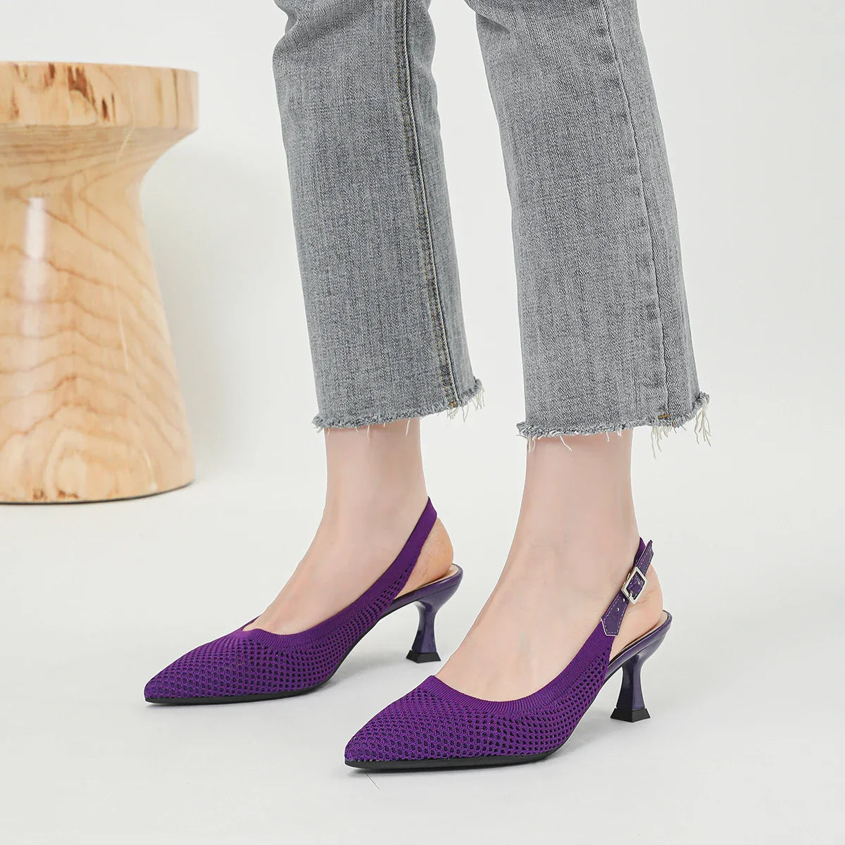 Diana Isadora - Chaussure à Talon Moyen Très Élégante et Confortable