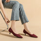 Miss Isadora Stilleto - Chaussures à Talons Bas Très Élégantes et Confortables