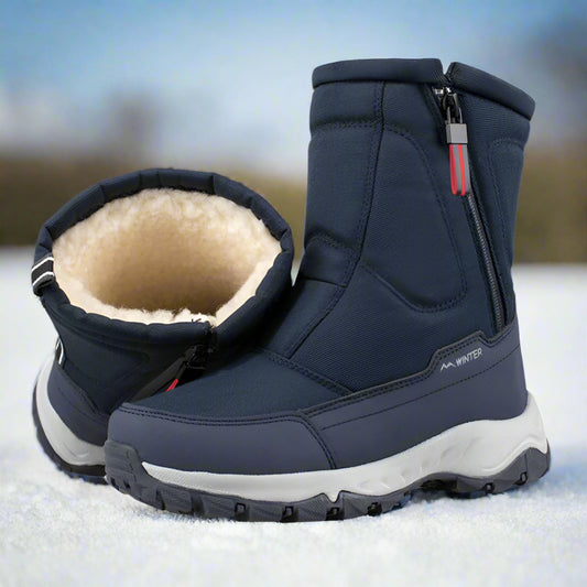 🥾 Bottes d’Hiver Homme HeatGuard™ – Chaleur, Style et Grande Taille