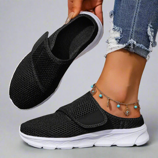 Chaussures Orthopédiques Mi-Pantoufles – Confort Souple pour Pieds Larges et Gonflés
