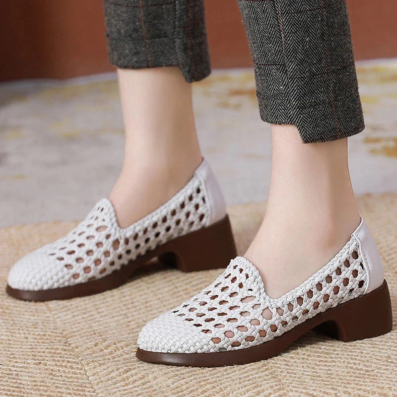 Mocassin RAFEZZI Cléopâtre - Confortable et élégant (Cuir Véritable)