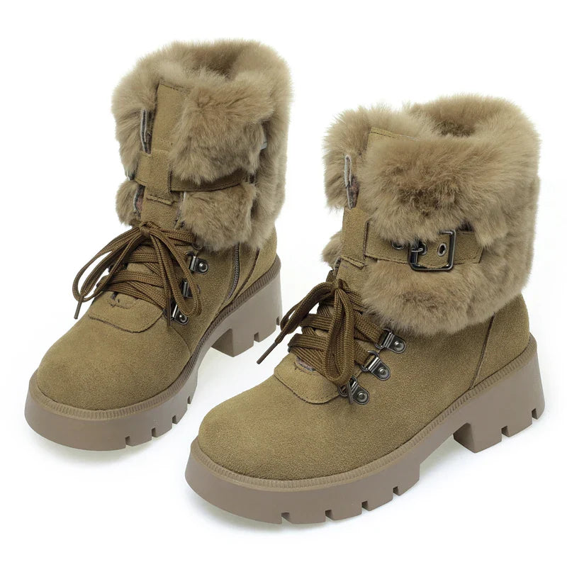 Tatianna Daux – Botte en Cuir Véritable