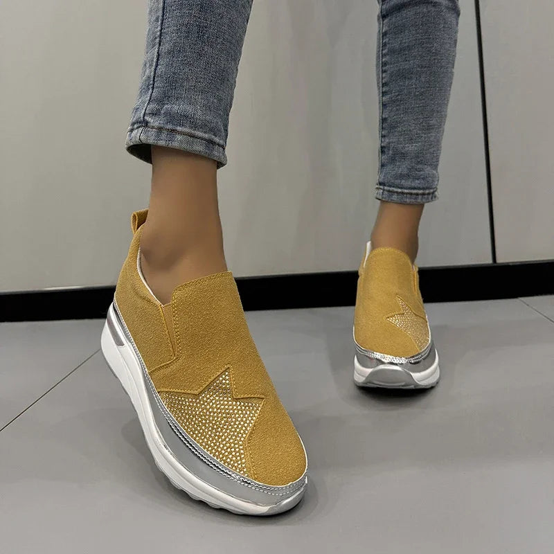 Baskets Anna Fashion Star - Élégantes et confortables