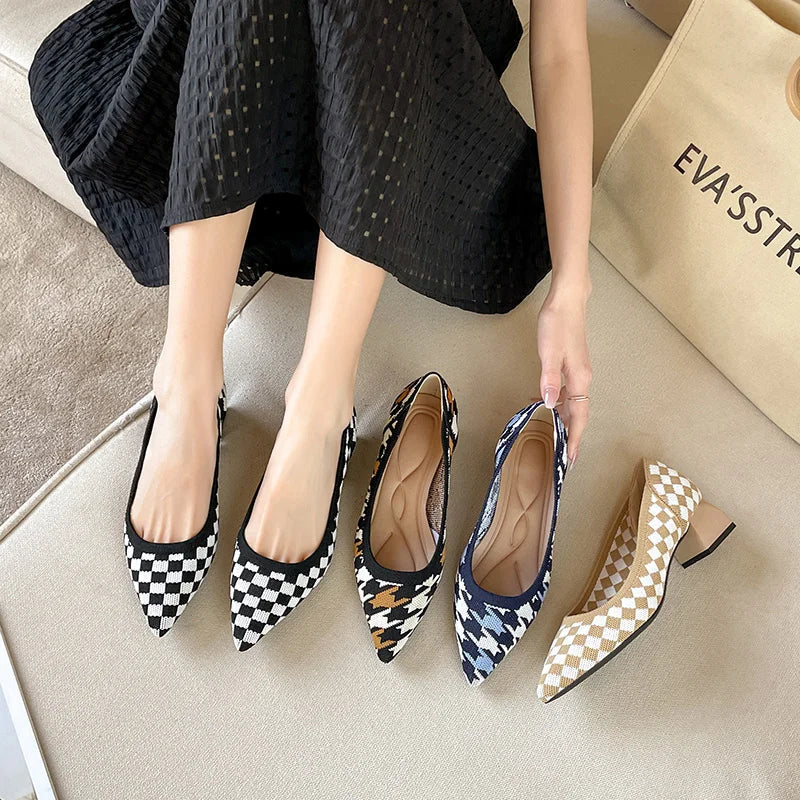 Miss Isadora Pump 2.0 - Chaussures à talons blocs très élégantes et confortables