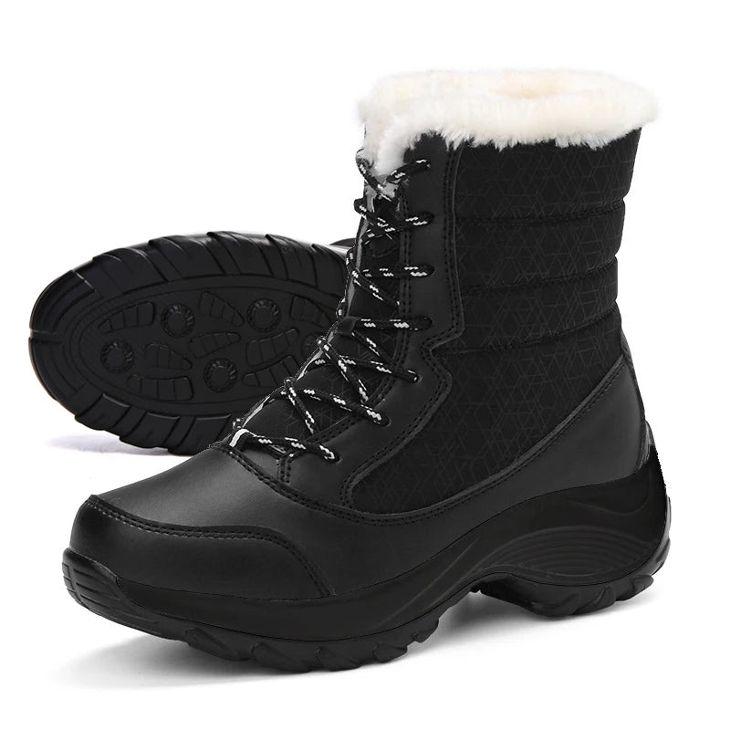 ❄️ Bottines Femme AZGB™ – Chaleur, Stabilité & Hauteur Confort