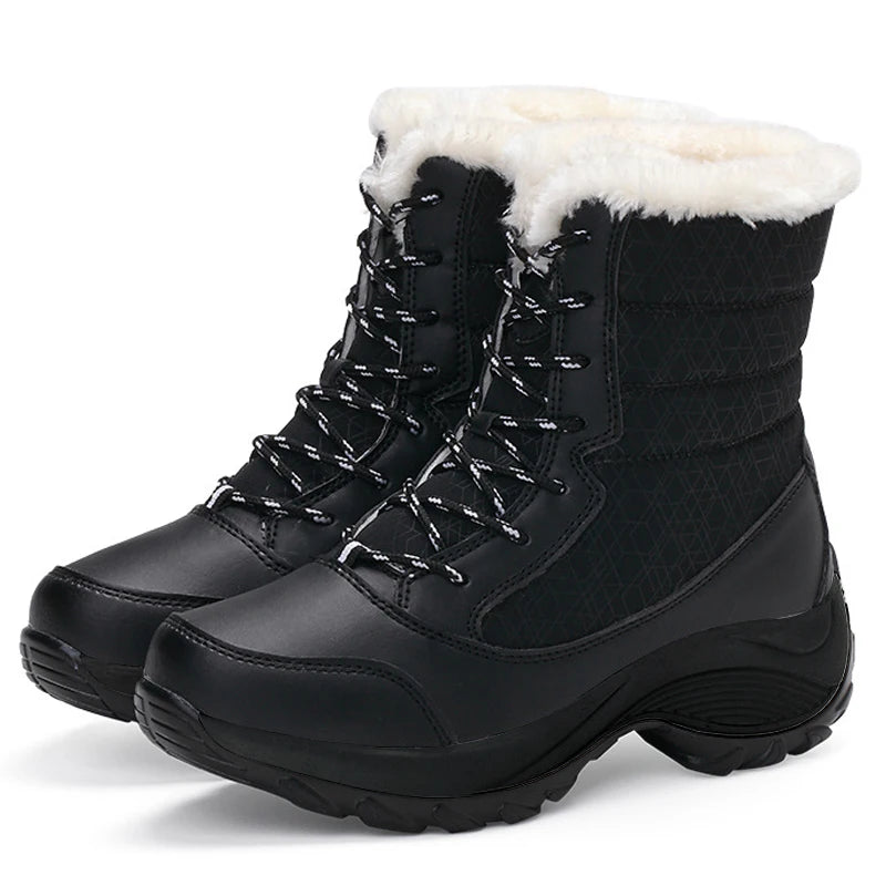 ❄️ Bottines Femme AZGB™ – Chaleur, Stabilité & Hauteur Confort