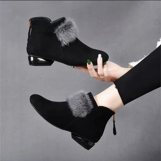 Catarina ⭐ – Botte Doublée, Très Chaude et Confortable