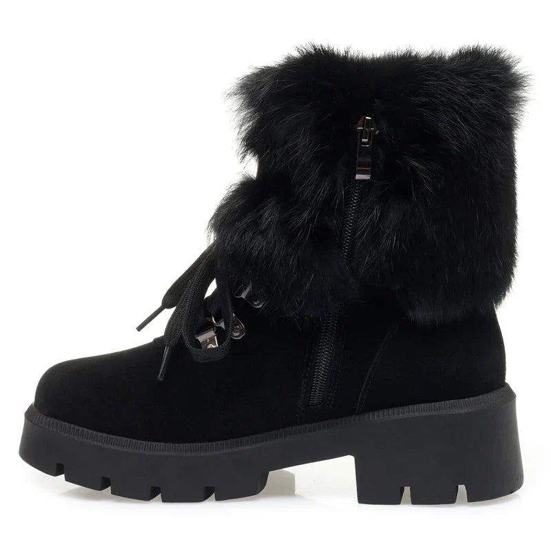 Tatianna Daux – Botte en Cuir Véritable