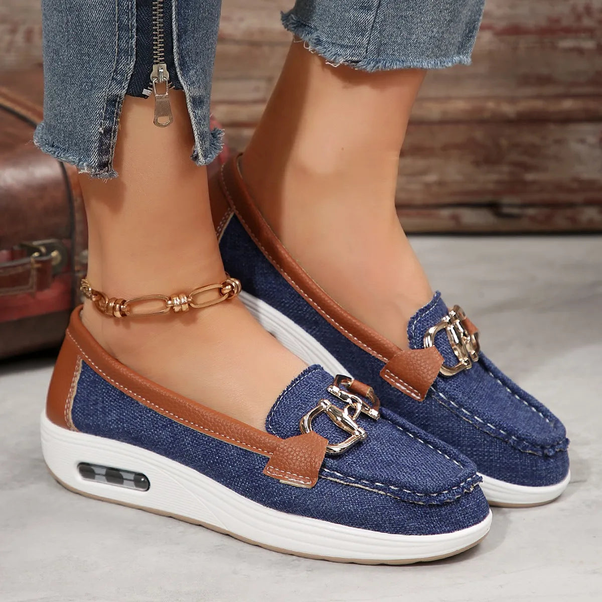 Cristina Marie - Mocassin décontracté pour femme, super confortable