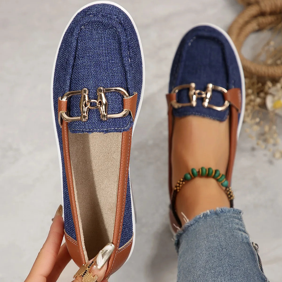 Cristina Marie - Mocassin décontracté pour femme, super confortable