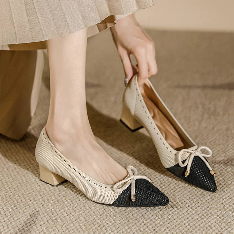 Miss Isadora Lianna Pump – Escarpin à Talon Bloc Élégant et Confortabl