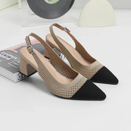 Sandrah Isadora - Chaussures à Talons Moyens Très Élégantes et Confortables