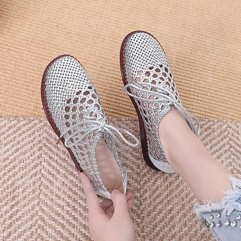 Baskets RAFEZZI Cléopâtre – Confort et Élégance (Cuir Véritable)