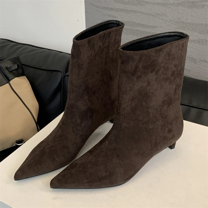 👢 Bottines Femme Klaim™ – Élégance Vintage & Raffinement Urbain