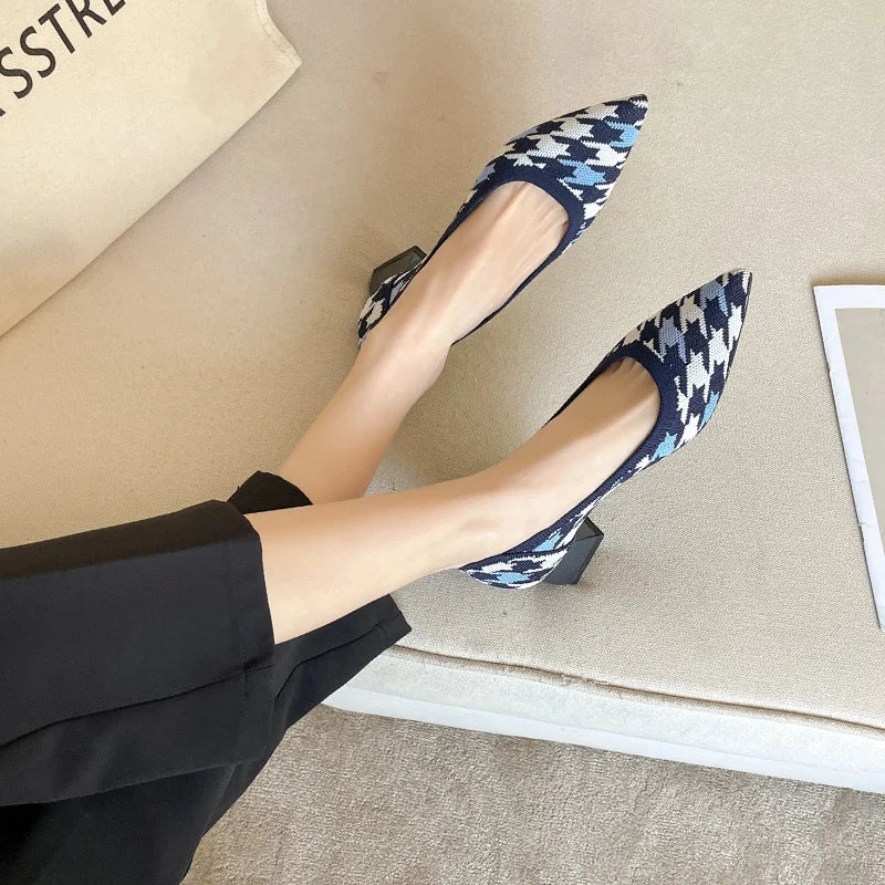Miss Isadora Pump 2.0 - Chaussures à talons blocs très élégantes et confortables