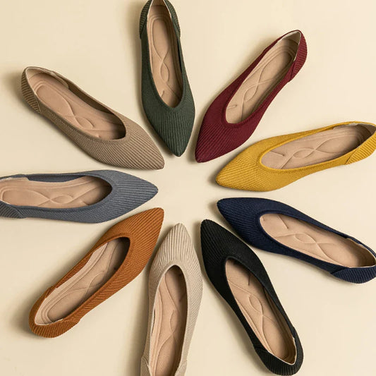 Isadora Luxor Flat - Chaussure de style ballerine très élégante et confortable