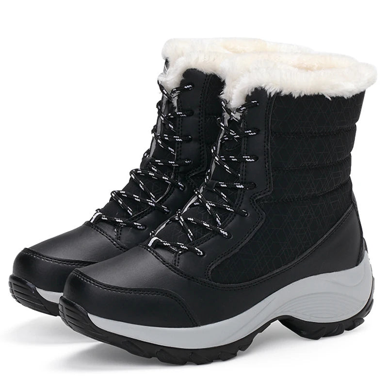 ❄️ Bottines Femme AZGB™ – Chaleur, Stabilité & Hauteur Confort