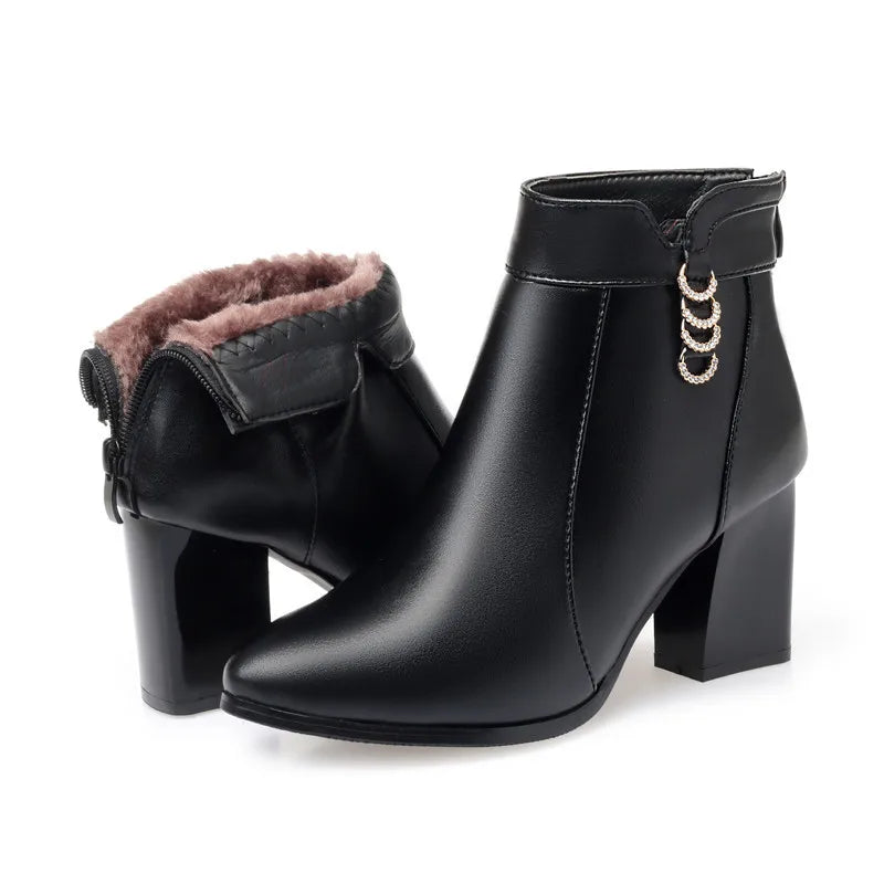 Giorgia Aire – Botte en Cuir Véritable