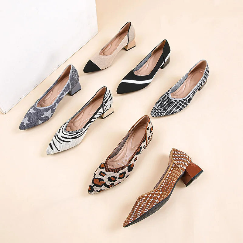 Miss Isadora Pump 4.0 – Escarpin à Talon Bloc Élégant et Ultra-Confortable
