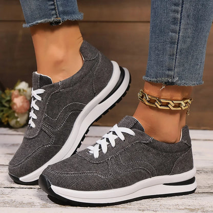 Sneakers Femme DenimLift – Style & Confort à Chaque Pas