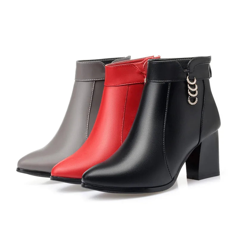 Giorgia Aire – Botte en Cuir Véritable