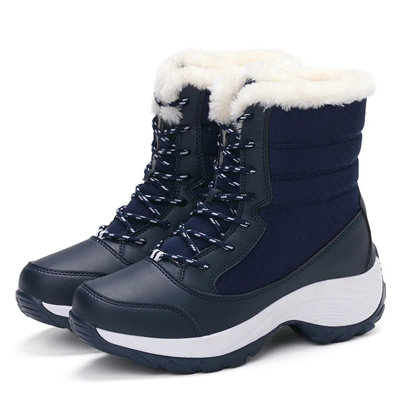 ❄️ Bottines Femme AZGB™ – Chaleur, Stabilité & Hauteur Confort