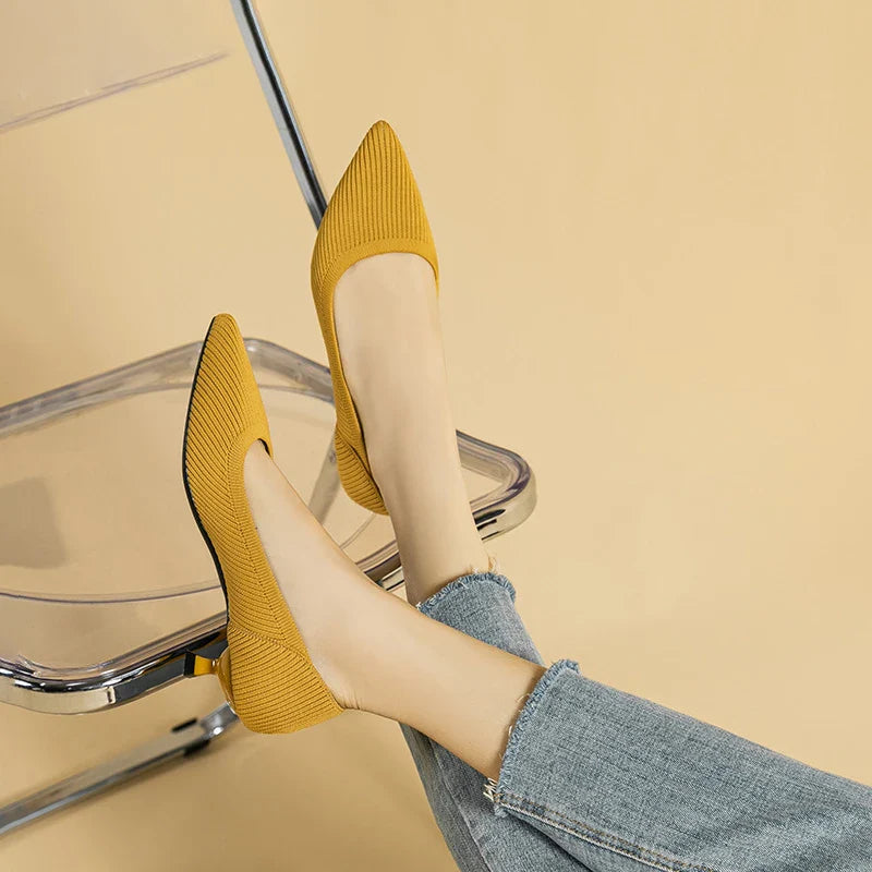 Miss Isadora Stilleto - Chaussures à Talons Bas Très Élégantes et Confortables