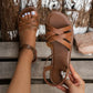 Sandales Plates Femme BreezeFlex™ – Élégantes, Légères et Ultra-Confortables